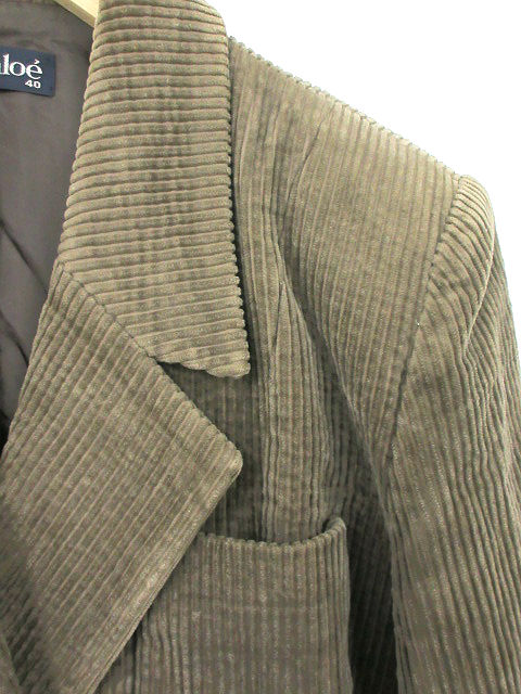 ミスクロエ miss chloe ジャケット テーラード コーデュロイ 長袖 40  