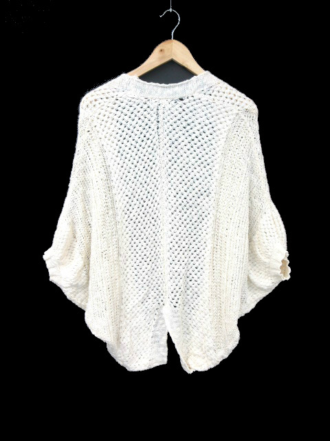 イング INGNI ニットカーディガン ドルマンスリーブ 七分袖 M セールイング INGNI 12G袖釦ドルマンニット(506935564) | イング