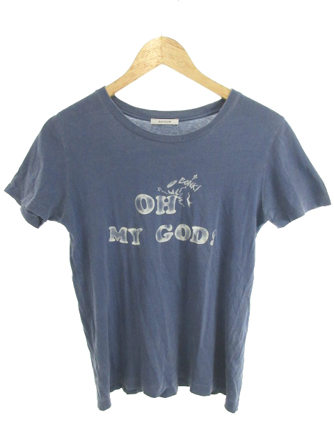 ベイフロー Bayflow Tシャツ カットソー プリント S 紺 ネイビー Rk28 レディース 1 ベクトルパーク