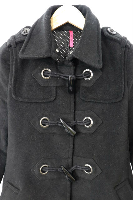 ミューズミューズバイロイヤルパーティー Muse Muse By Royal Party コート ジャケット ショート ダッフル M 黒 ブラック Ms レディース 1 ベクトルパーク