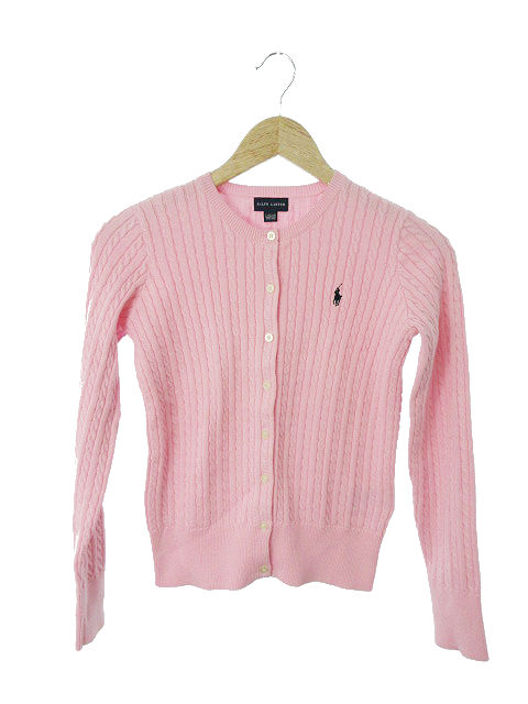 ラルフローレン RALPH LAUREN カーディガン ニット ワンポイント 長袖  