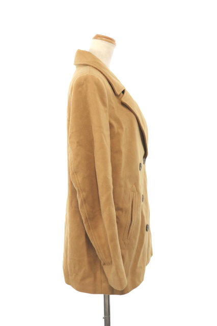 オールドネイビー Old Navy Pコート ピーコート ダブル 総裏地 ウール混 M キャメル Ms レディース 1 ベクトルパーク