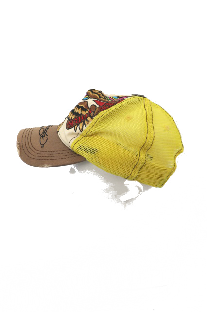 【新品未使用】Ed Hardy 刺繍パンサー トラッカーキャップ　エドハーディ Ed Hardy 刺繍パンサー トラッカーキャップ エドハーディ 【楽天