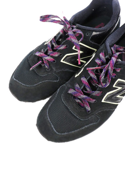 ニューバランス New Balance シューズ スニーカー スエード ラメ 24 黒 ブラック M2o レディース 1 ベクトルパーク