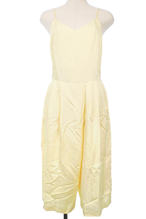 スタニングルアー Stunning Lure オールインワン サロペット パンツ ワイド キャミソール ジップアップ 1 黄色 イエロー クリーム色 Mo4 レディース 1 ベクトルパーク