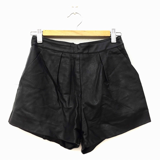 エモダ Emoda ショートパンツ ホット ストレッチ 綿 コットン 黒 ブラック S レディース 191 ベクトルパーク