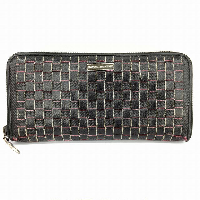 ブラックレザー コンパクト財布 c66426d146746fad29aca8b1fb158c