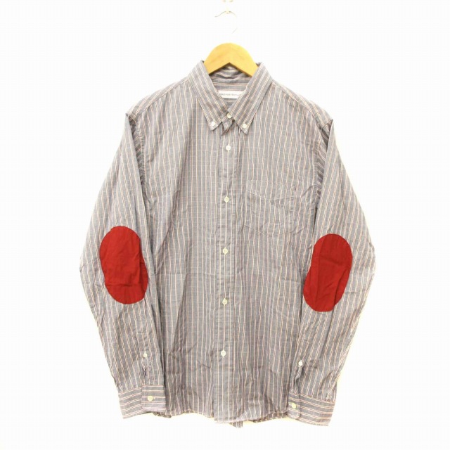 新品 HEAD PORTER PLUS エルボーパッチシャツ ヘッドポーター
