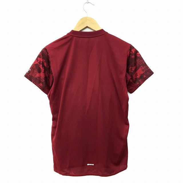 adidas UV保護 レッド シャツ adidas アディダス メンズ サッカー ライセンスシャツ ベルギー