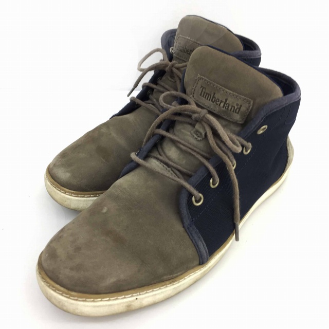 ティンバーランド Timberland スニーカー ブーツ ハイカット チャッカ レザー 25 5 グレー メンズ 191 ベクトルパーク