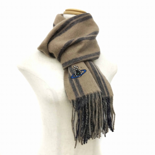 ヴィヴィアンウエストウッド Vivienne Westwood マフラー ストライプ 