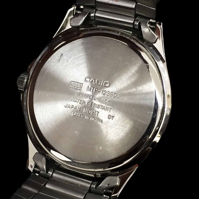 【まつ】CASIO メンズ ステンレススチール 時計 稼働 CASIO ヴィンテージ デジタル時計 メンズウォッチ 重厚