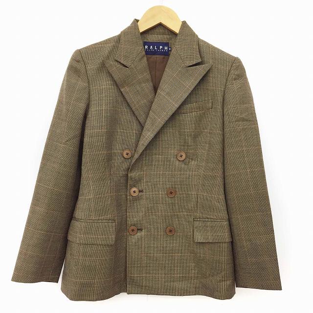 ラルフローレン RALPH LAUREN ジャケット テーラード チェック ダブル 