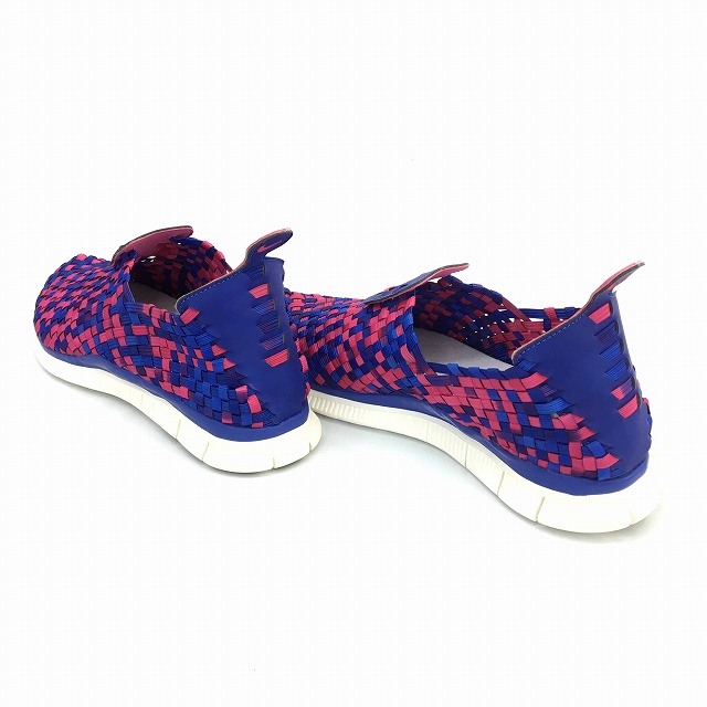 ナイキ Nike フリーウーブン Free Woven 4 0 スニーカー スリッポン メッシュ 26 0 青 ピンク ブルー 461 b メンズ 191 ベクトルパーク