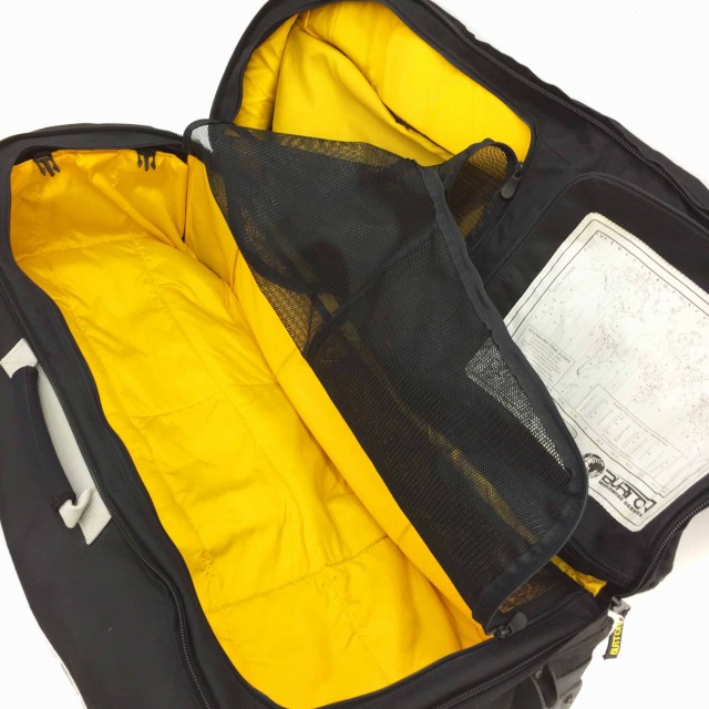 BURTON キャリーバッグ ブラック/イエロー BURTON キャリーバッグ ブラック/イエロー