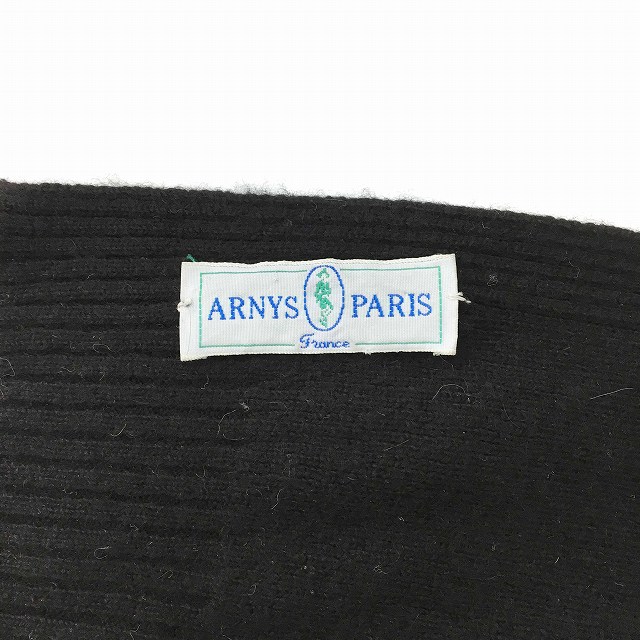 ARNYS アルニス マフラー アルニス ARNYS ストール マフラー 黒 ブラック BBB メンズ 191