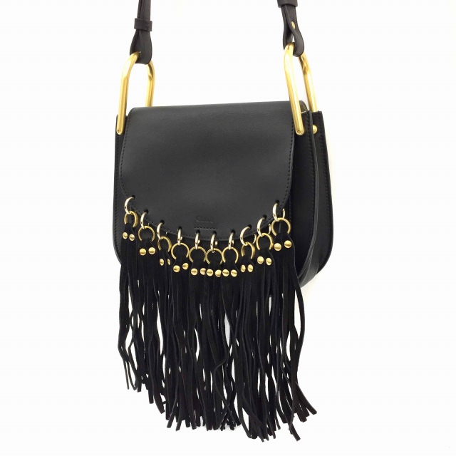 クロエ CHLOE ハドソン HUDSON バッグ ショルダー フリンジ 牛革  