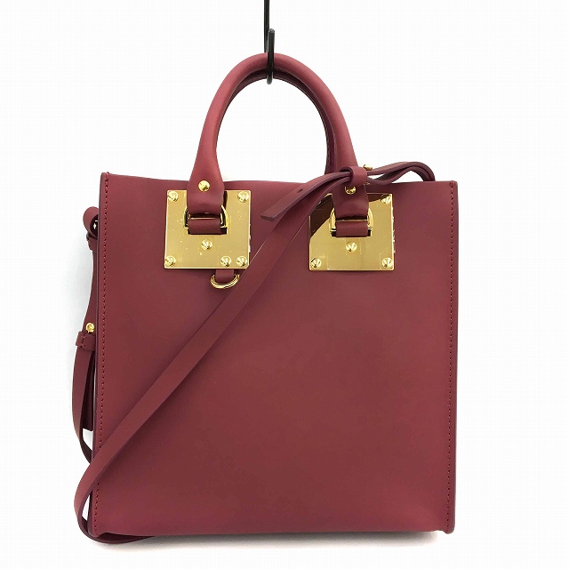 ソフィーヒュルム アルビオン 2WAY バッグ SOPHIE HULME レザー  