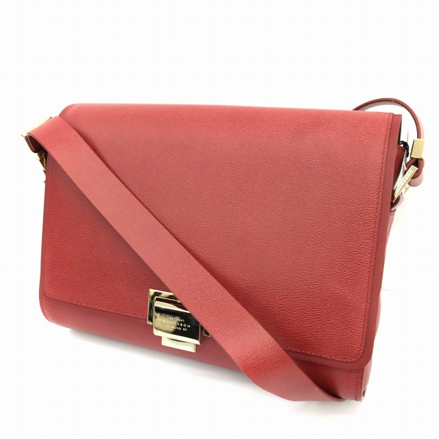 スマイソン SMYTHSON グロブナー GROSVENOR バッグ ショルダー 型押し 