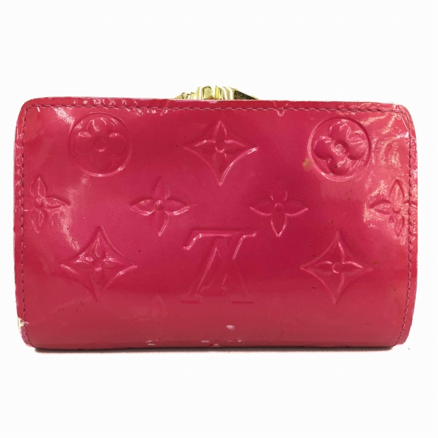 Louis Vuitton ルイヴィトン ヴェルニ ポルトモネ・ビエ ヴィエノワ ルイヴィトン 財布 二つ折り ヴェルニ ポルトモネ ビエ