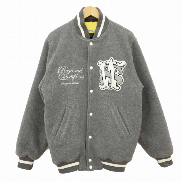 スワッガー SWAGGER ジャケット スタジャン メルトン M グレー BBB 