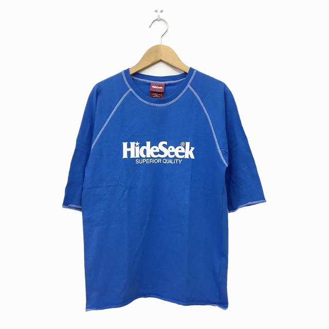 ハイアンドシーク HideandSeek Tシャツ 半袖 ラグラン クルーネック S 