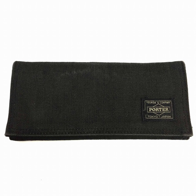 ポーター Porter スモーキー 長財布 二つ折り 黒 ブラック 592 メンズ 191 ベクトルパーク