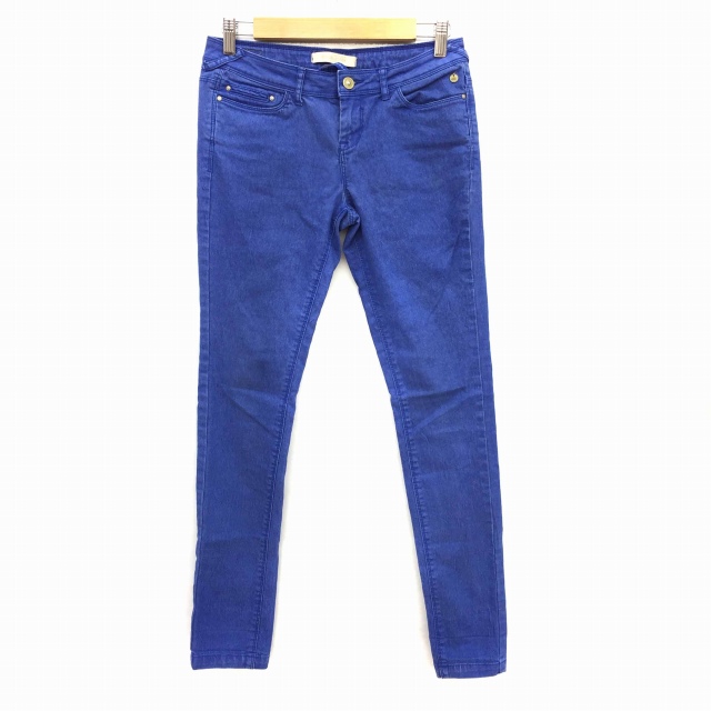 ベルシュカ Bershka パンツ スキニー ストレッチ 36 青 ブルー レディース 191 ベクトルパーク