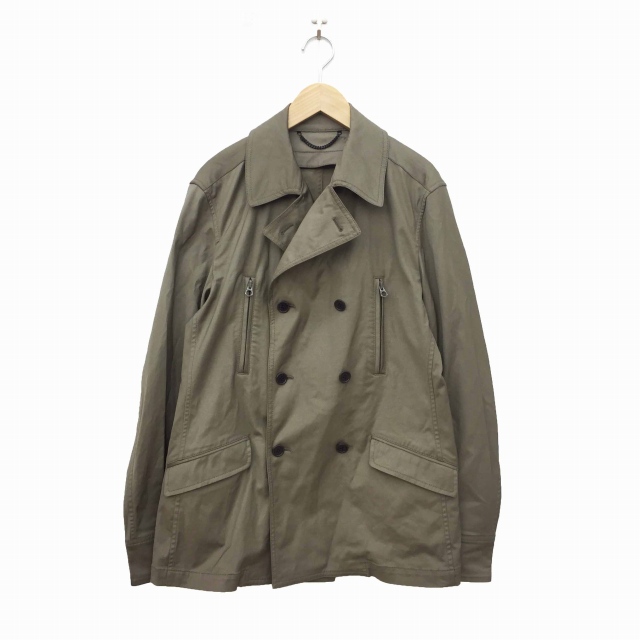 グリーンレーベルリラクシング ユナイテッドアローズ Green Label Relaxing コート トレンチ ショート L カーキ メンズ 191 ベクトルパーク