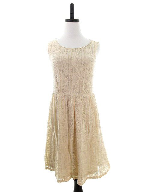 アルシーヴ Archives ワンピース ミニ ノースリーブ レース M 白 ホワイト Yt レディース 192 ベクトルパーク