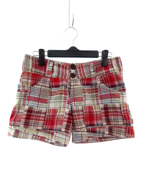 アナップミンピ Anap Mimpi パンツ ショート ショーパン チェック 赤 レッド Mo レディース 192 ベクトルパーク