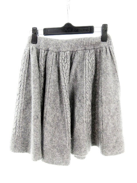 ジルスチュアート Jill Stuart スカート フレア ミニ ニット ウール混 ケーブル編み 0 グレー Ym レディース 192 ベクトルパーク ジルスチュアート Jill Stuart スカート フレア ミニ ニット ウール混 ケーブル編み 0 グレー Ym レディース 192 ベクトルパーク