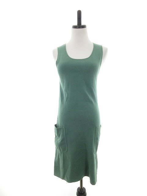 スタニングルアー Stunning Lure ワンピース ひざ丈 ノースリーブ 無地 F 緑 グリーン Ck レディース 192 ベクトルパーク