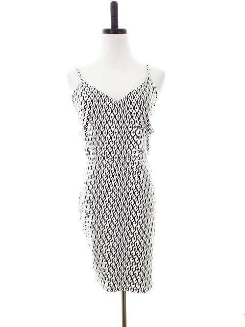 デュラス Duras ワンピース キャミワンピ ミニ 総柄 F 白 ホワイト Mo レディース 192 ベクトルパーク