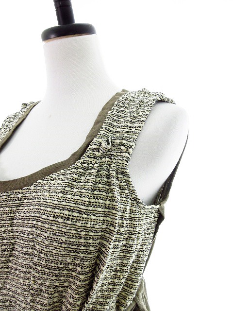 ペタル Petale レディラックルカ Lady Luck Luca ワンピース ミニ ノースリーブ 切替 総柄 ベージュ Mo レディース 192 ベクトルパーク