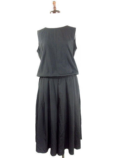 N Natural Beauty Basic N ナチュラルビューティーベーシック オールインワン サロペット ノースリーブ クロップド 無地 M 黒 ブラック M1 レディース 192 ベクトルパーク