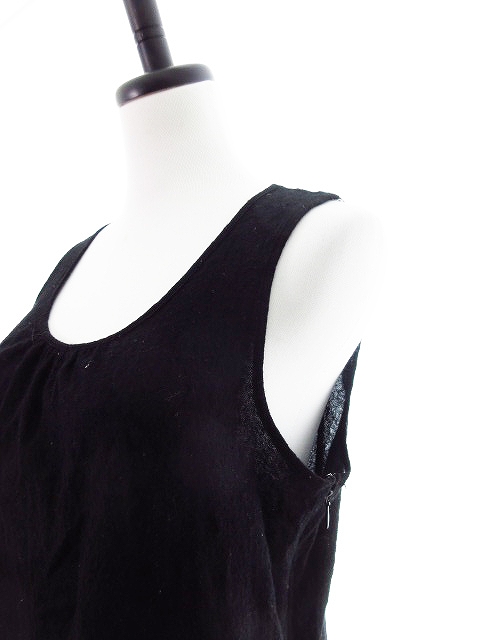 スーパーハッカ Super Hakka ワンピース ミニ ノースリーブ 切替 総柄 黒 ブラック Mo レディース 192 ベクトルパーク