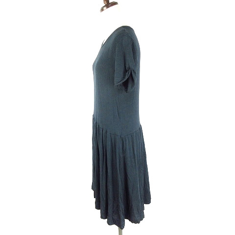 ザラ トラファルック Zara Trafaluc ワンピース ミニ 半袖 ボーダー S 緑 グリーン M1 レディース 192 ベクトルパーク