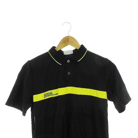 アディダス Adidas テーラーメイドゴルフ スポーツウェア シャツ 半袖 ロゴ S 黒 ブラック Ck メンズ 192 ベクトルパーク