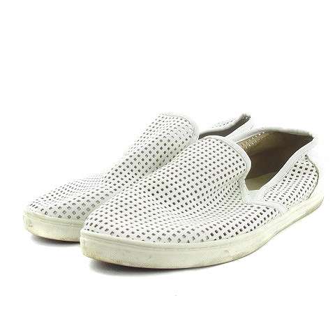 フィン Fin シューズ スリッポン レザー 24 5 白 ホワイト M1 レディース 192 ベクトルパーク