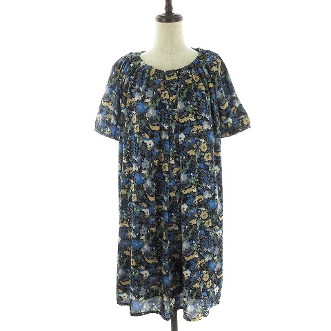 ロペピクニック Rope Picnic ワンピース ミニ 半袖 無地 38 青 ブルー M1 レディース 192 ベクトルパーク ロペピクニック Rope Picnic ワンピース ミニ 半袖 無地 38 青 ブルー M1 レディース 192 ベクトルパーク