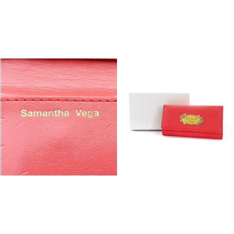 サマンサベガ Samantha Vega キーケース 5連 レザー ピンク /MO