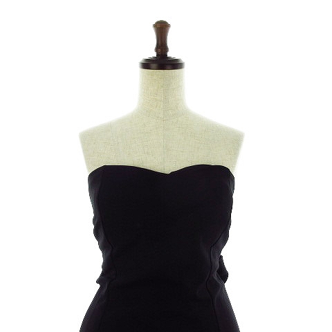 ダチュラ Datura ワンピース ミニ チューブトップ 無地 F 黒 ブラック Ck レディース 192 ベクトルパーク