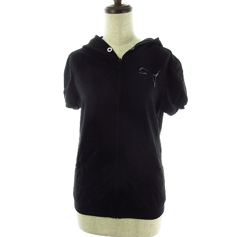 希少✨プーマ PUMA レザー調 Y2K ジャージ 上下 セットアップ 黒 M