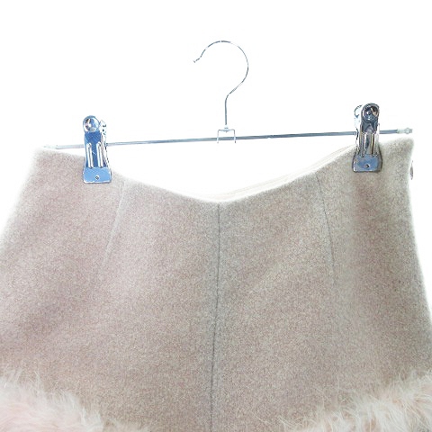 リリーブラウン Lily Brown パンツ ショート ショーパン ウール フェザー 無地 0 ピンク Mo レディース 192 ベクトルパーク