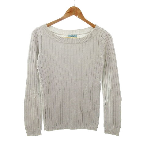 デイシー Deicy ニット カットソー 長袖 リブ 無地 F グレー Ck レディース 192 ベクトルパーク