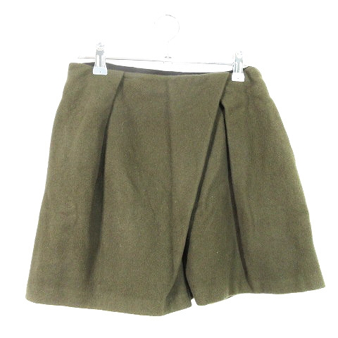 フレイアイディー Fray I D パンツ ショート ショーパン ウール 無地 1 カーキ M1 レディース 192 ベクトルパーク