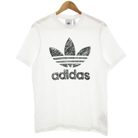 アディダス Adidas Tシャツ カットソー 半袖 クルーネック ロゴ コットン プリント F 白 黒 ホワイト ブラック トップス Mo メンズ 192 ベクトルパーク アディダス Adidas Tシャツ カットソー 半袖 クルーネック ロゴ コットン プリント F 白 黒 ホワイト ブラック トップス Mo メンズ 192 ベクトルパーク