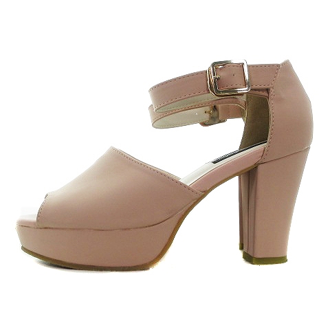 ミスティウーマン Mysty Woman パンプス オープントゥ セパレート ストラップ ハイヒール 無地 L ピンク 靴 シューズ Mm レディース 192 ベクトルパーク