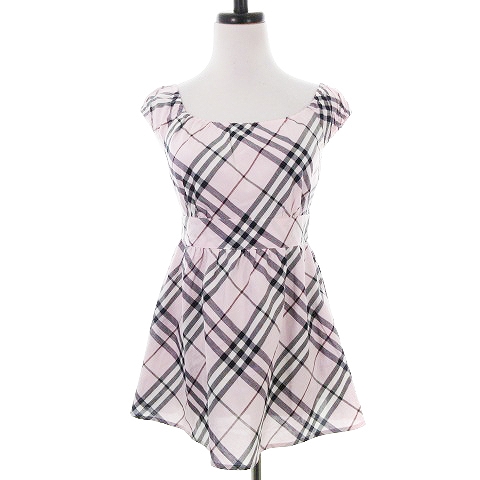 【LOVE】バーバリーブルーレーベル　ノバチェック　オフショルダー BURBERRY ノバチェックショルダーバッグトートバッグブルーレーベル